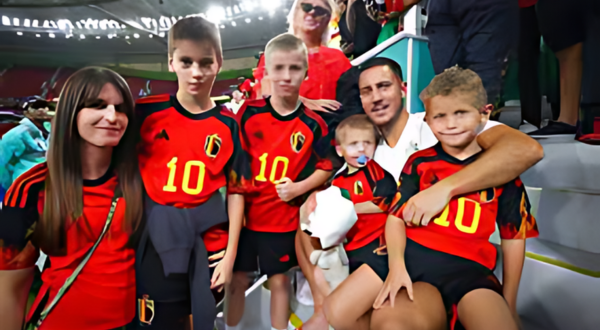 Eden Hazard’s Children and wife