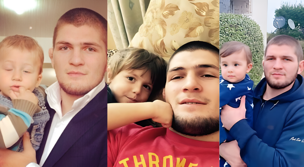 Khabib Nurmagomedov With Children 